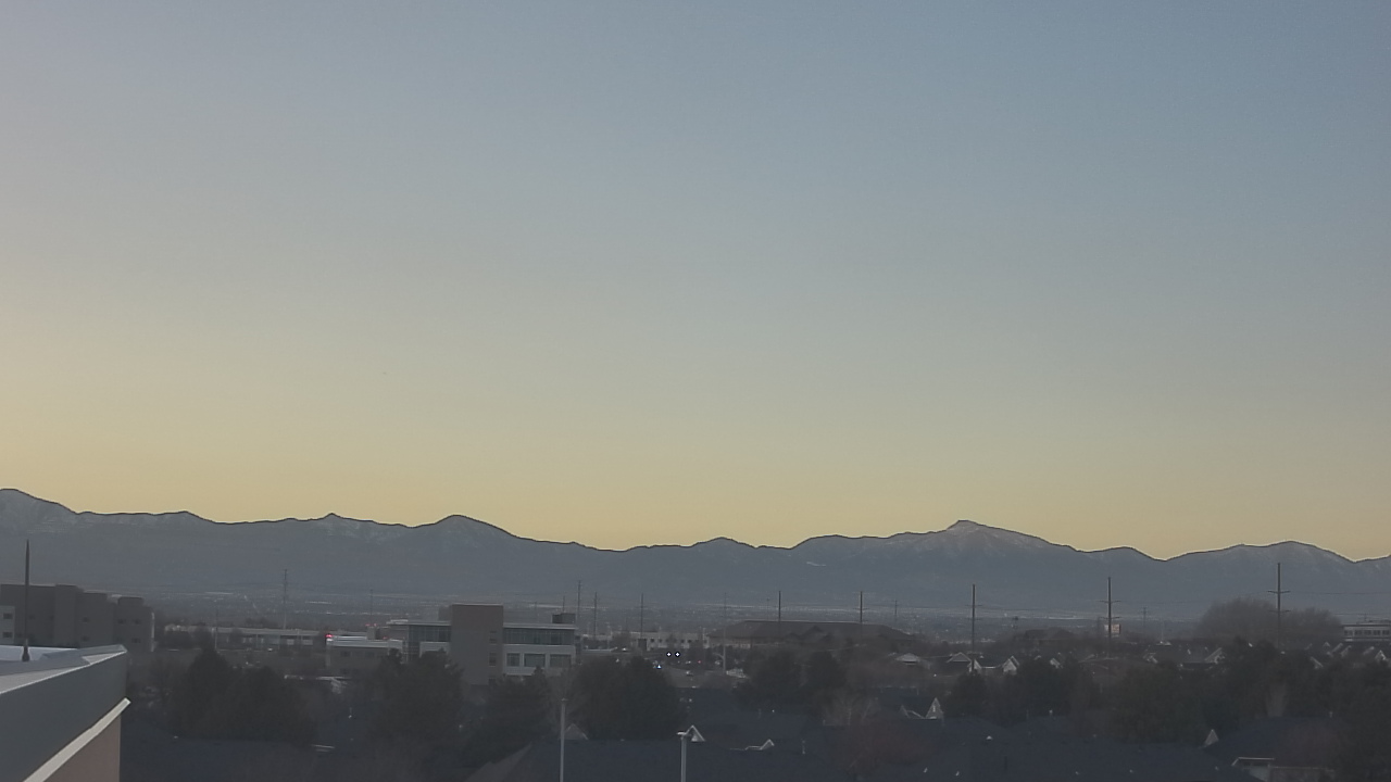 Thumbnail for current weather camera view from Juan Diego Catholic HS in Draper, Utah