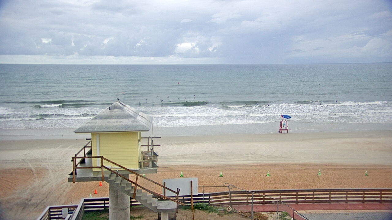 Thumbnail for current weather camera view from Volusia County Lifeguard HQ Admin Center in Daytona Beach, Florida