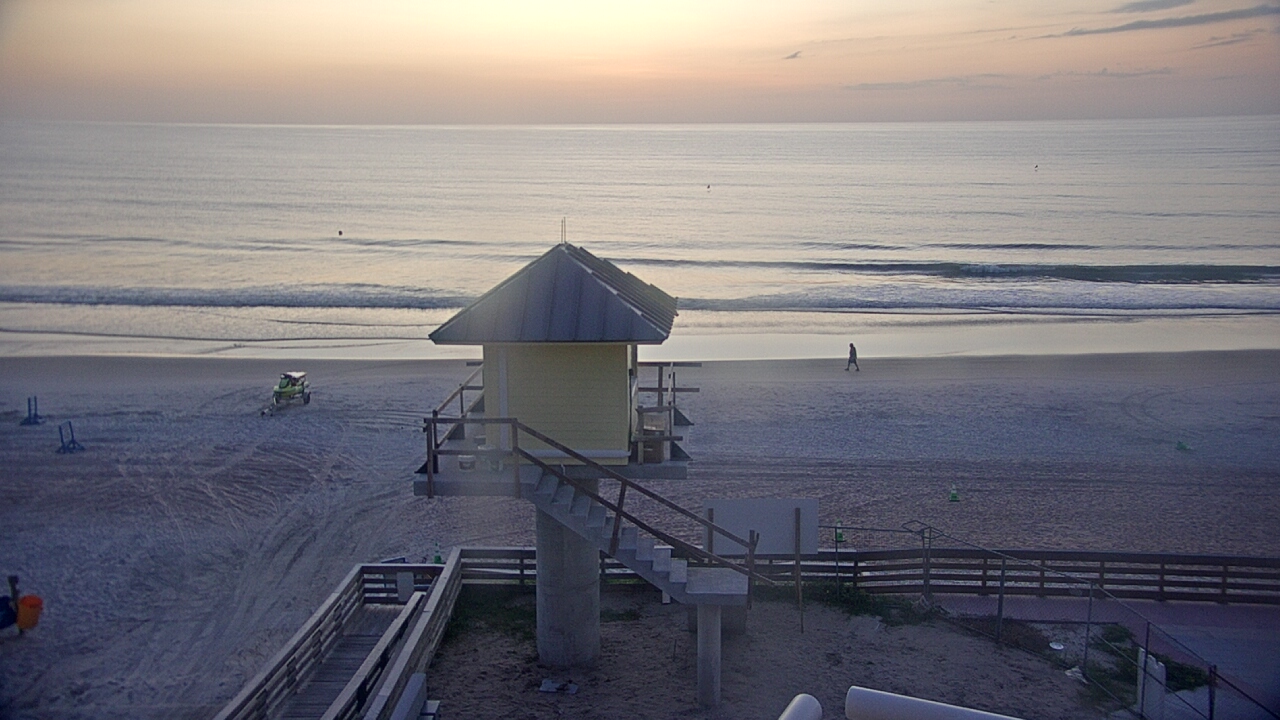 Thumbnail for current weather camera view from Volusia County Lifeguard HQ Admin Center in Daytona Beach, Florida