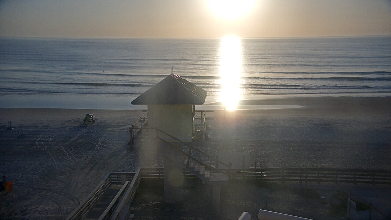 Thumbnail for current weather camera view from Volusia County Lifeguard HQ Admin Center in Daytona Beach, Florida