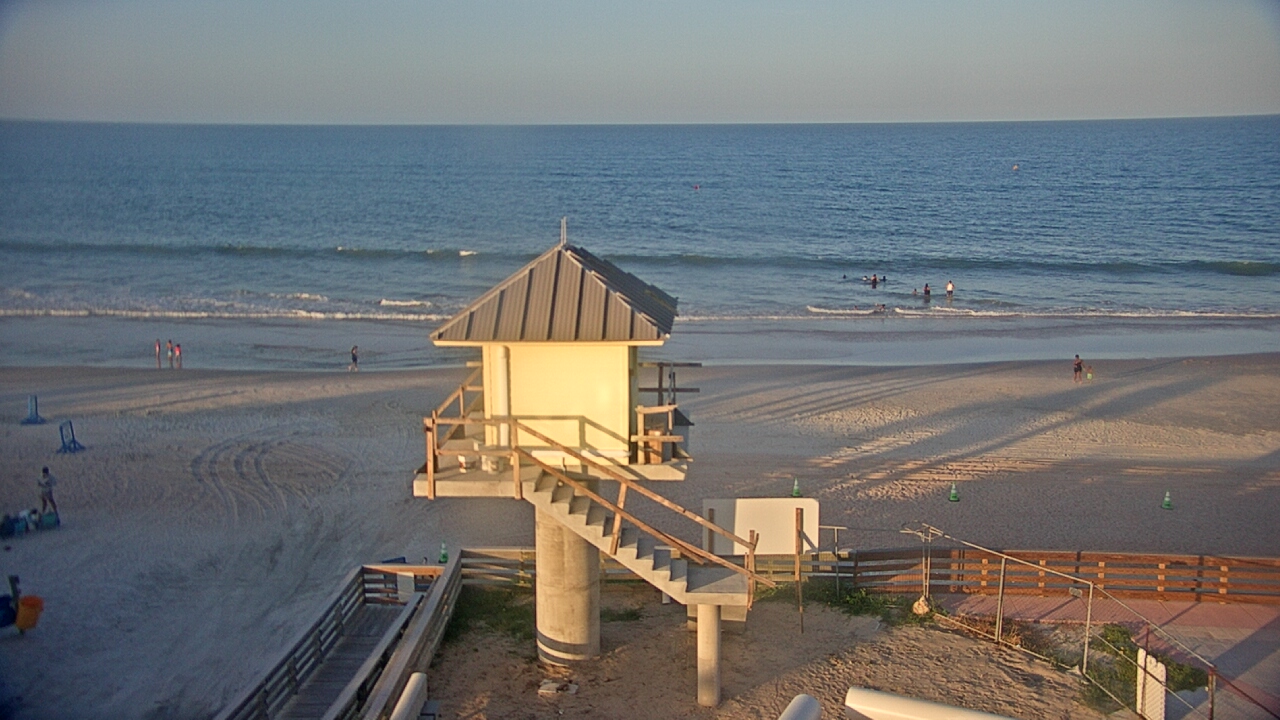 Thumbnail for current weather camera view from Volusia County Lifeguard HQ Admin Center in Daytona Beach, Florida