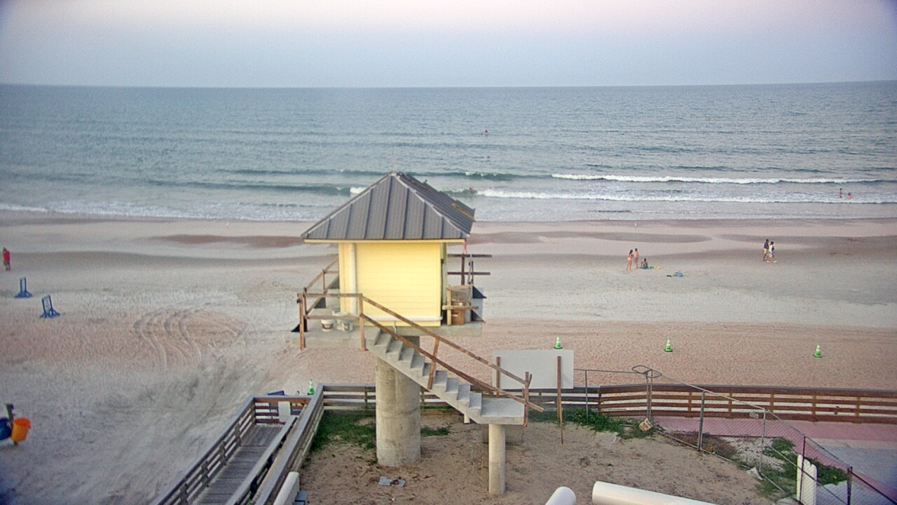 Thumbnail for current weather camera view from Volusia County Lifeguard HQ Admin Center in Daytona Beach, Florida