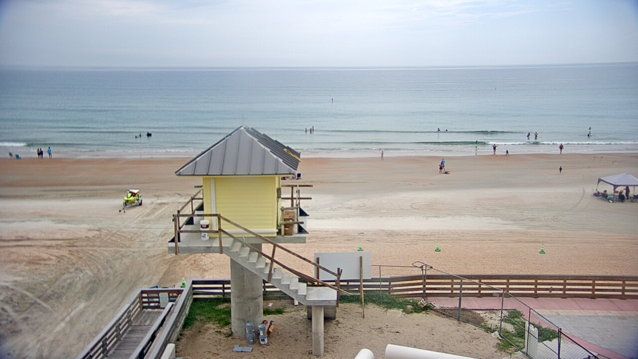 Thumbnail for current weather camera view from Volusia County Lifeguard HQ Admin Center in Daytona Beach, Florida