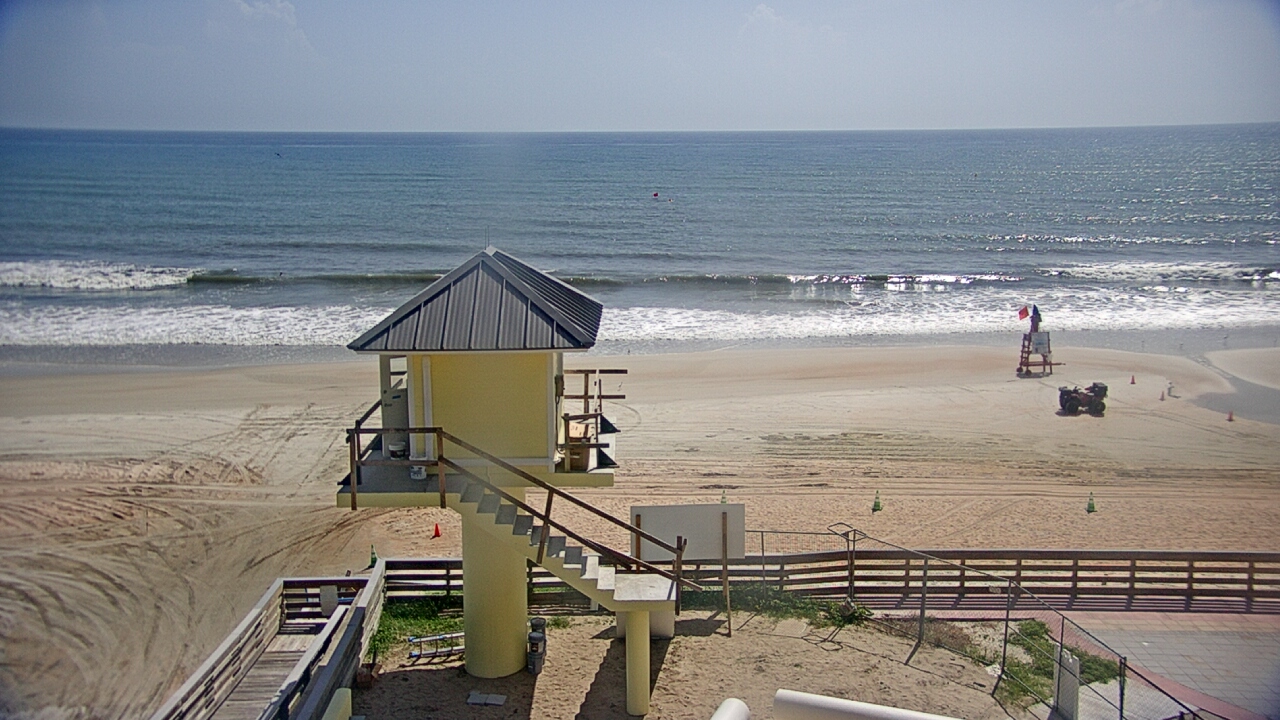 Thumbnail for current weather camera view from Volusia County Lifeguard HQ Admin Center in Daytona Beach, Florida