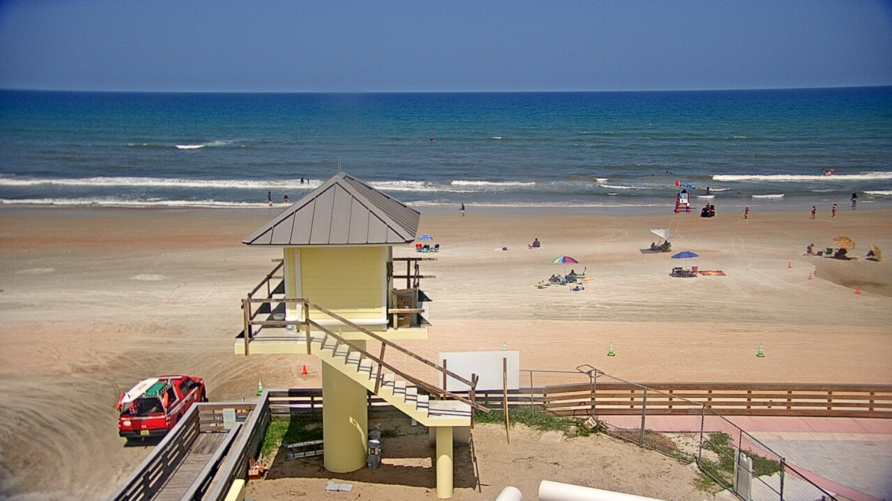 Thumbnail for current weather camera view from Volusia County Lifeguard HQ Admin Center in Daytona Beach, Florida
