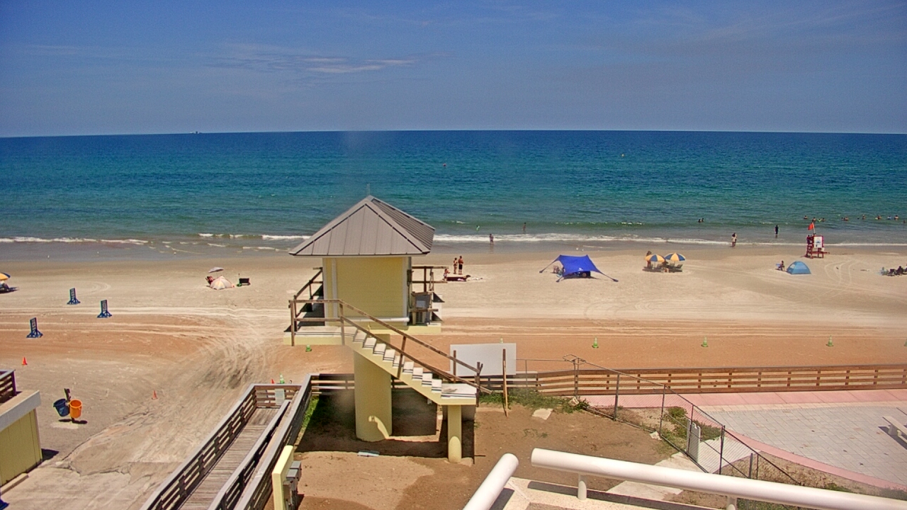 Thumbnail for current weather camera view from Volusia County Lifeguard HQ Admin Center in Daytona Beach, Florida