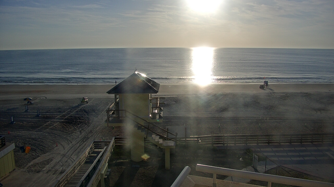 Thumbnail for current weather camera view from Volusia County Lifeguard HQ Admin Center in Daytona Beach, Florida