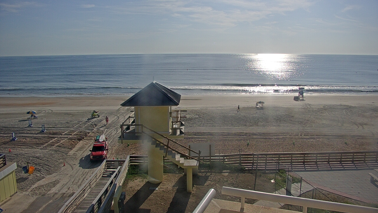 Thumbnail for current weather camera view from Volusia County Lifeguard HQ Admin Center in Daytona Beach, Florida