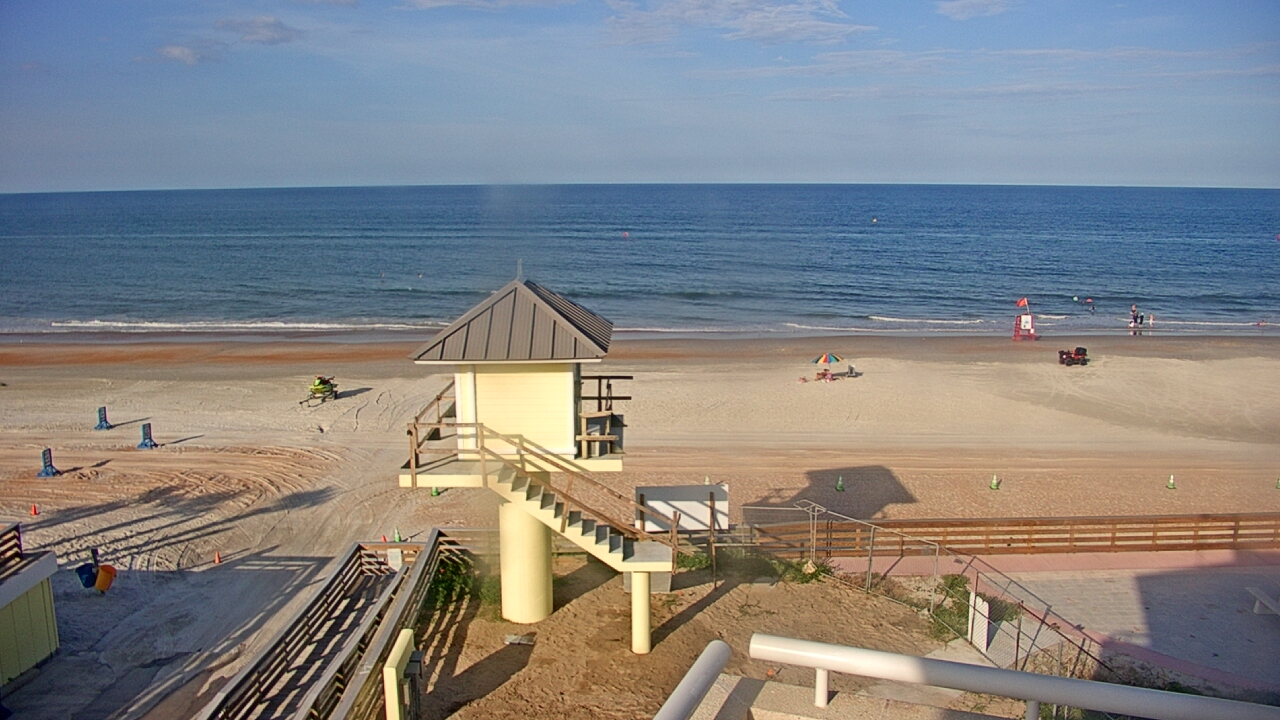 Thumbnail for current weather camera view from Volusia County Lifeguard HQ Admin Center in Daytona Beach, Florida