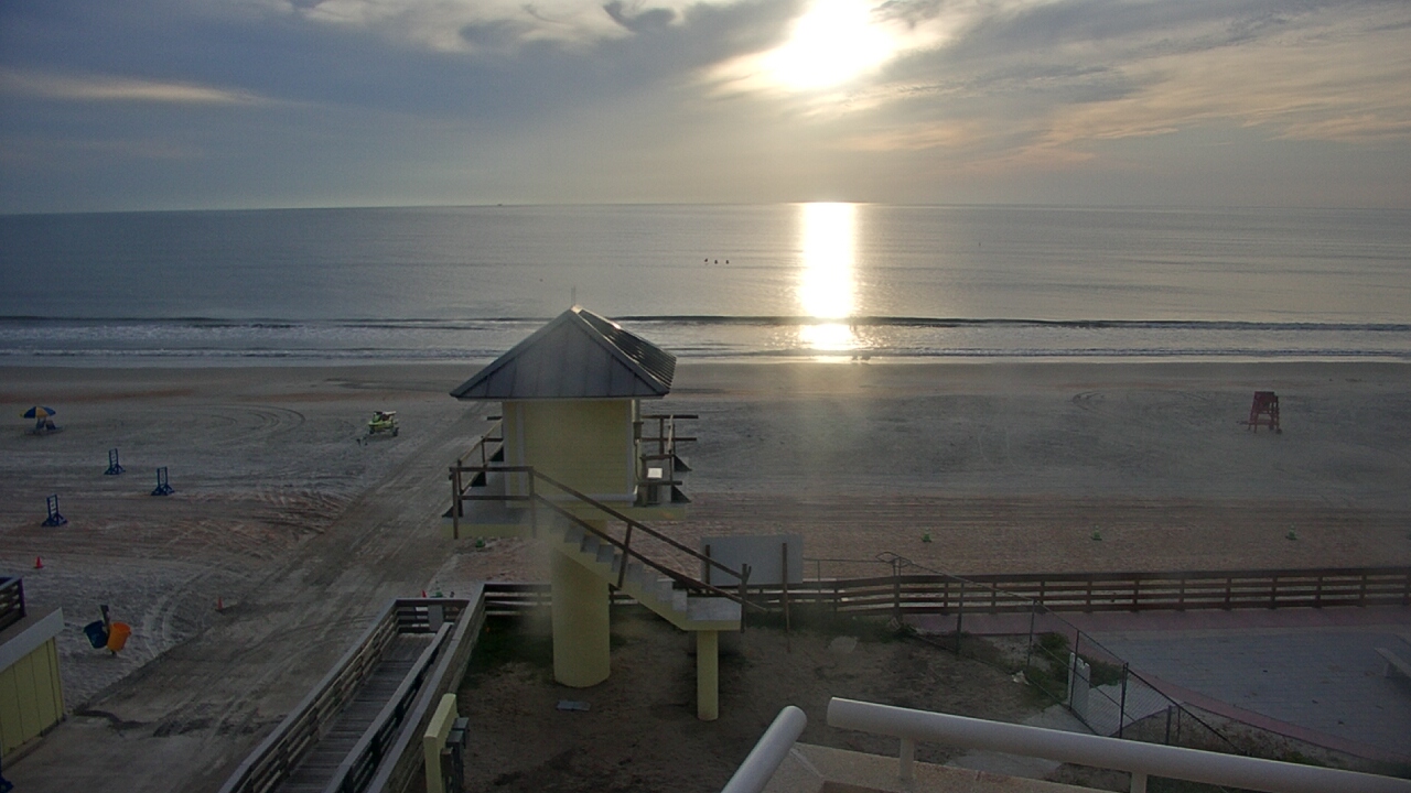 Thumbnail for current weather camera view from Volusia County Lifeguard HQ Admin Center in Daytona Beach, Florida