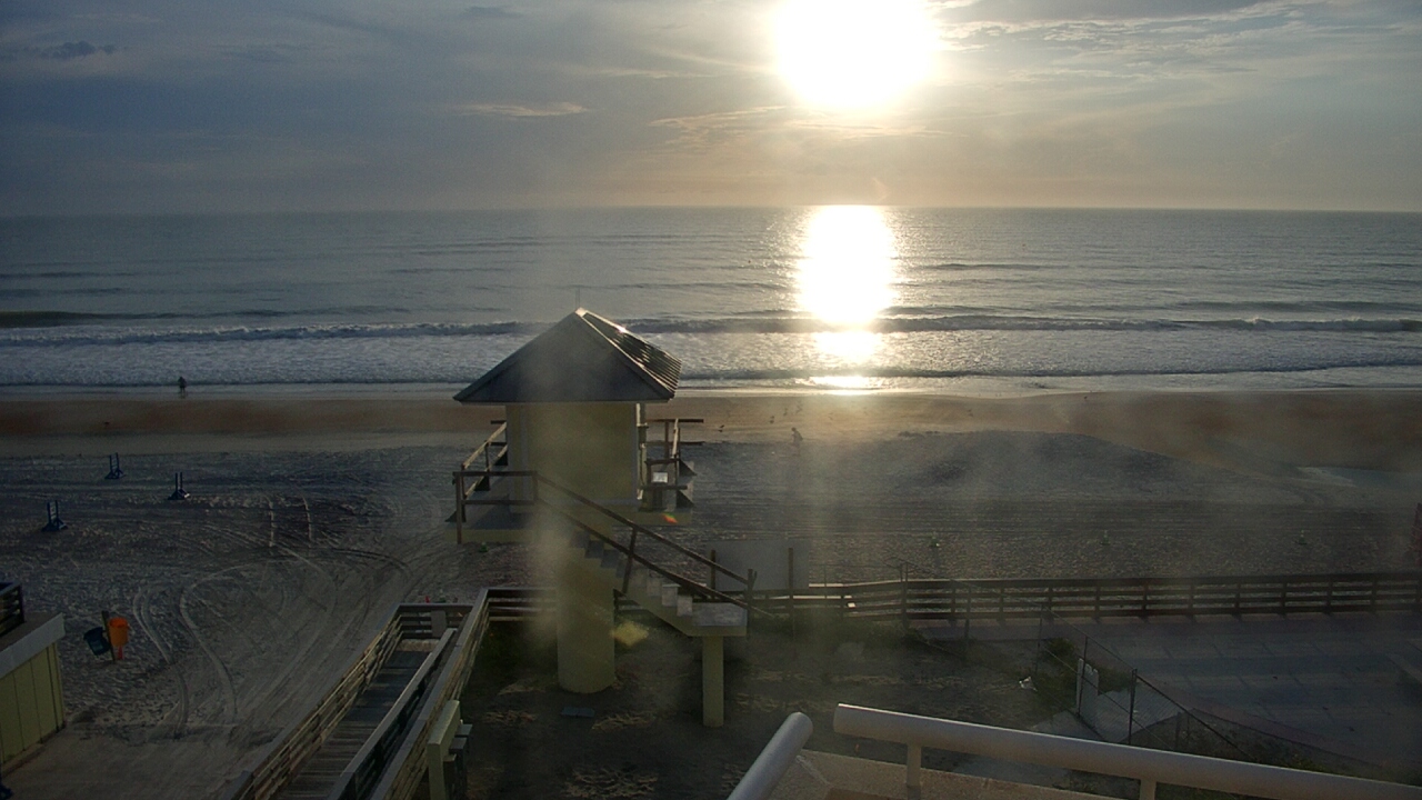 Thumbnail for current weather camera view from Volusia County Lifeguard HQ Admin Center in Daytona Beach, Florida