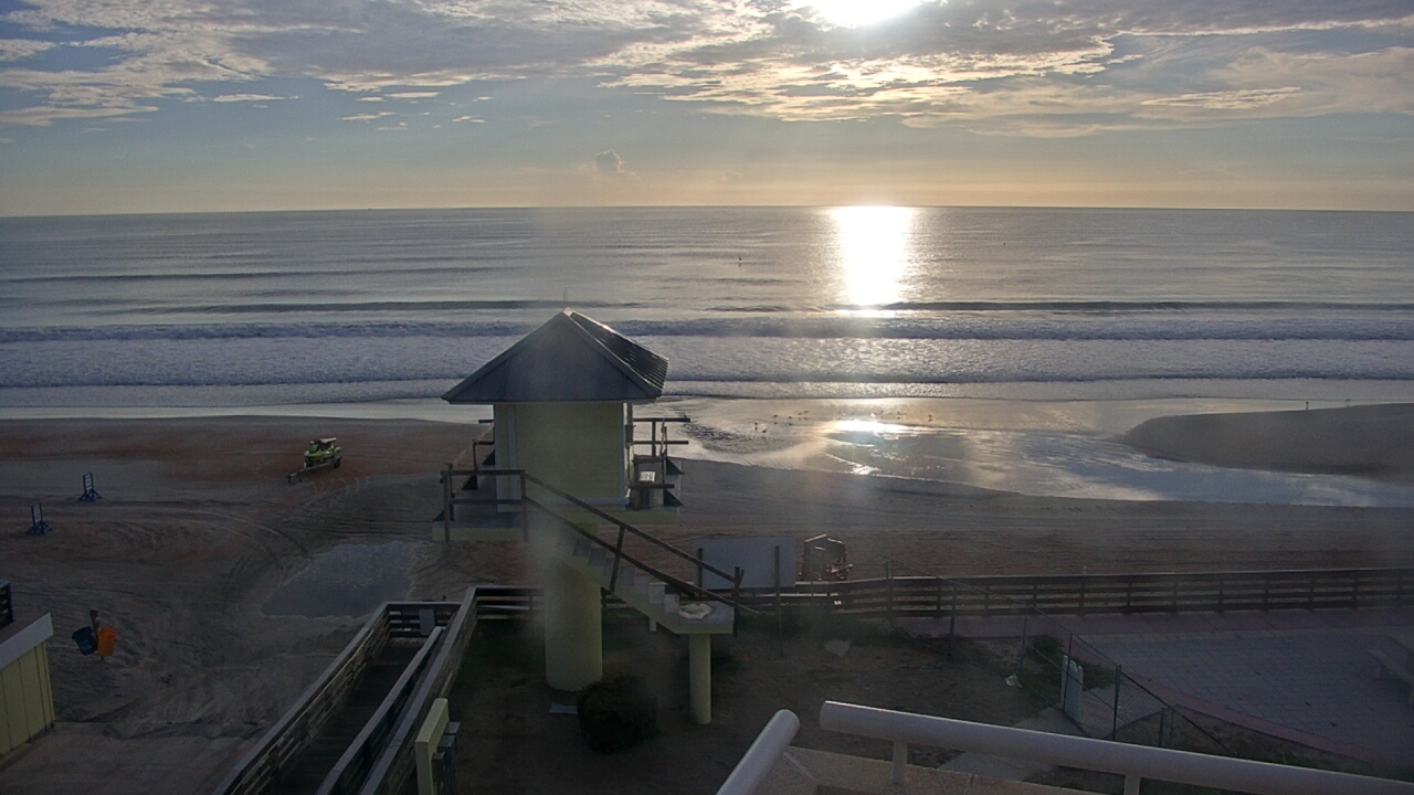 Thumbnail for current weather camera view from Volusia County Lifeguard HQ Admin Center in Daytona Beach, Florida