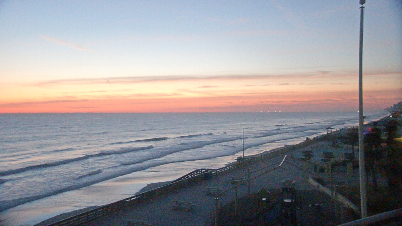 Thumbnail for current weather camera view from Volusia County Lifeguard HQ Admin Center in Daytona Beach, Florida