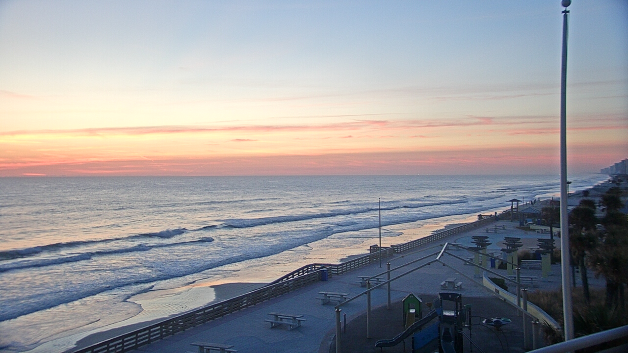 Thumbnail for current weather camera view from Volusia County Lifeguard HQ Admin Center in Daytona Beach, Florida