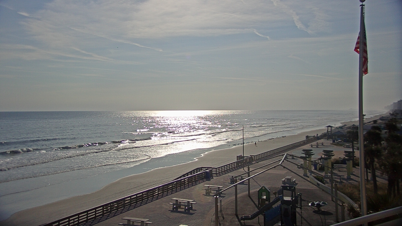 Thumbnail for current weather camera view from Volusia County Lifeguard HQ Admin Center in Daytona Beach, Florida