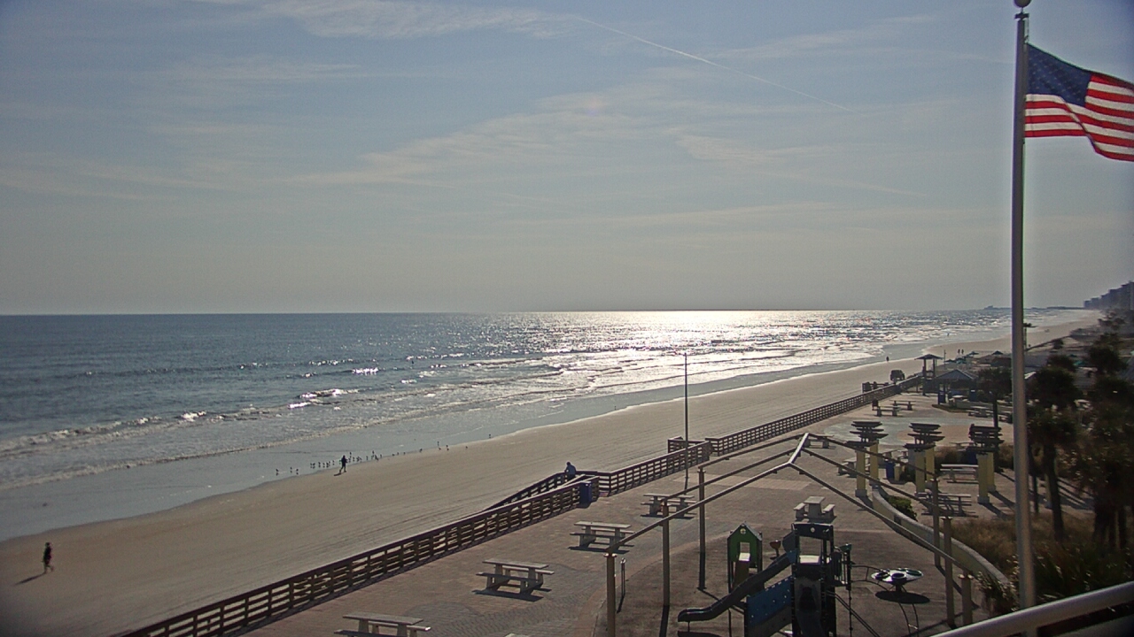 Thumbnail for current weather camera view from Volusia County Lifeguard HQ Admin Center in Daytona Beach, Florida