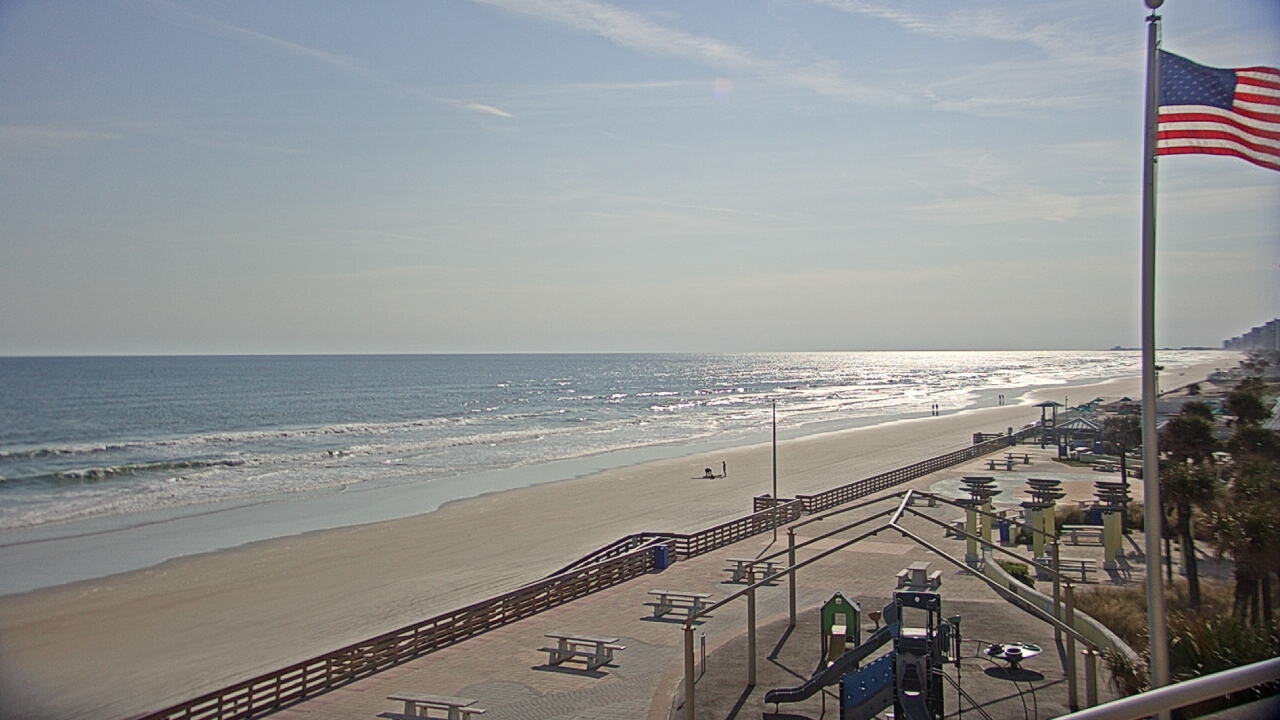 Thumbnail for current weather camera view from Volusia County Lifeguard HQ Admin Center in Daytona Beach, Florida
