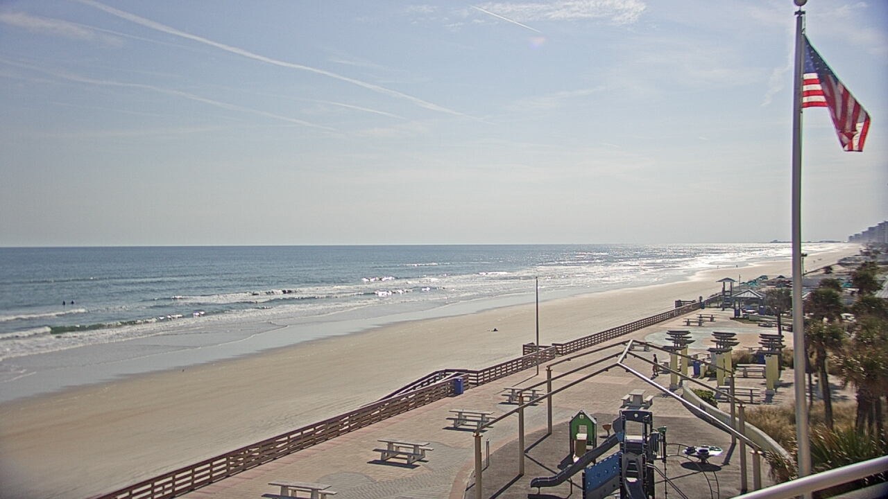 Thumbnail for current weather camera view from Volusia County Lifeguard HQ Admin Center in Daytona Beach, Florida