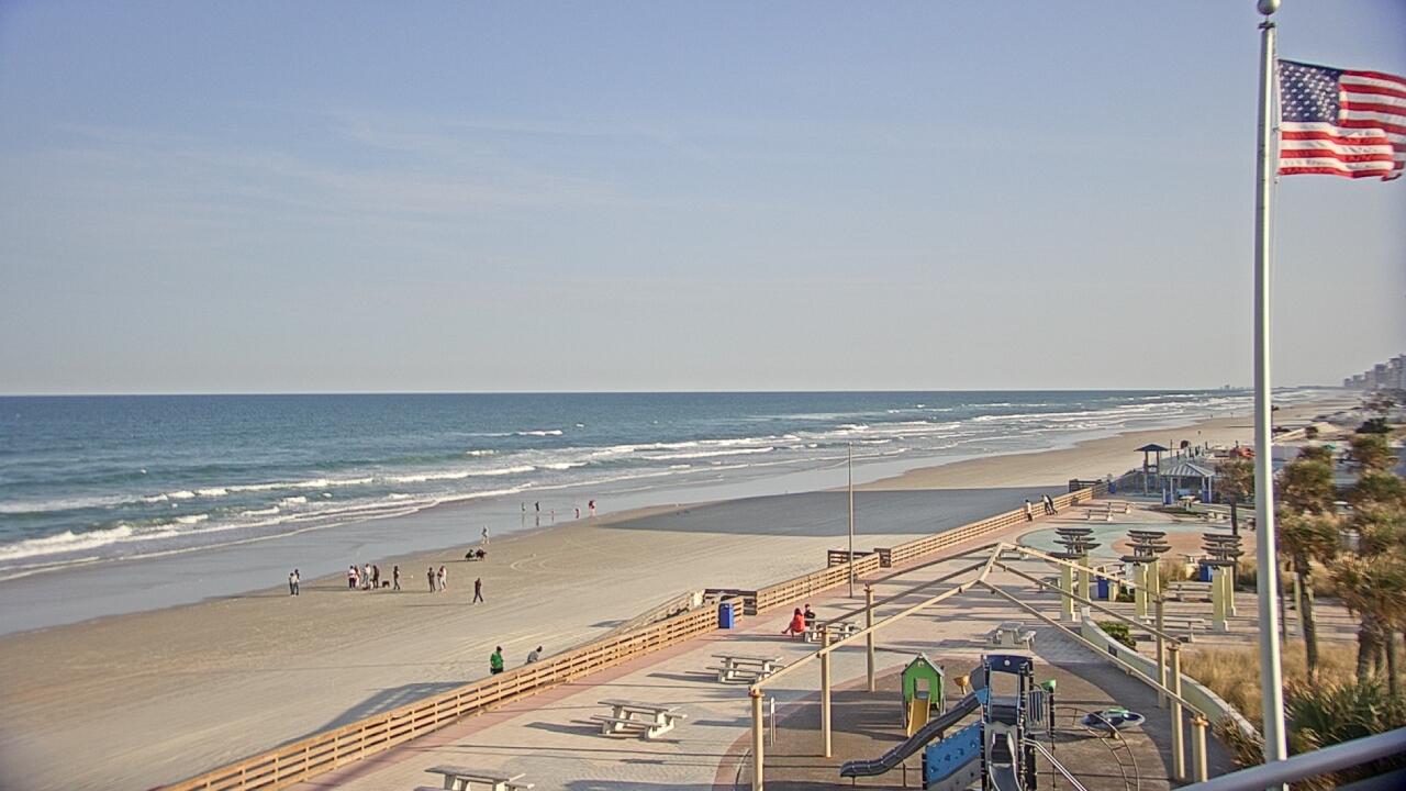 Thumbnail for current weather camera view from Volusia County Lifeguard HQ Admin Center in Daytona Beach, Florida