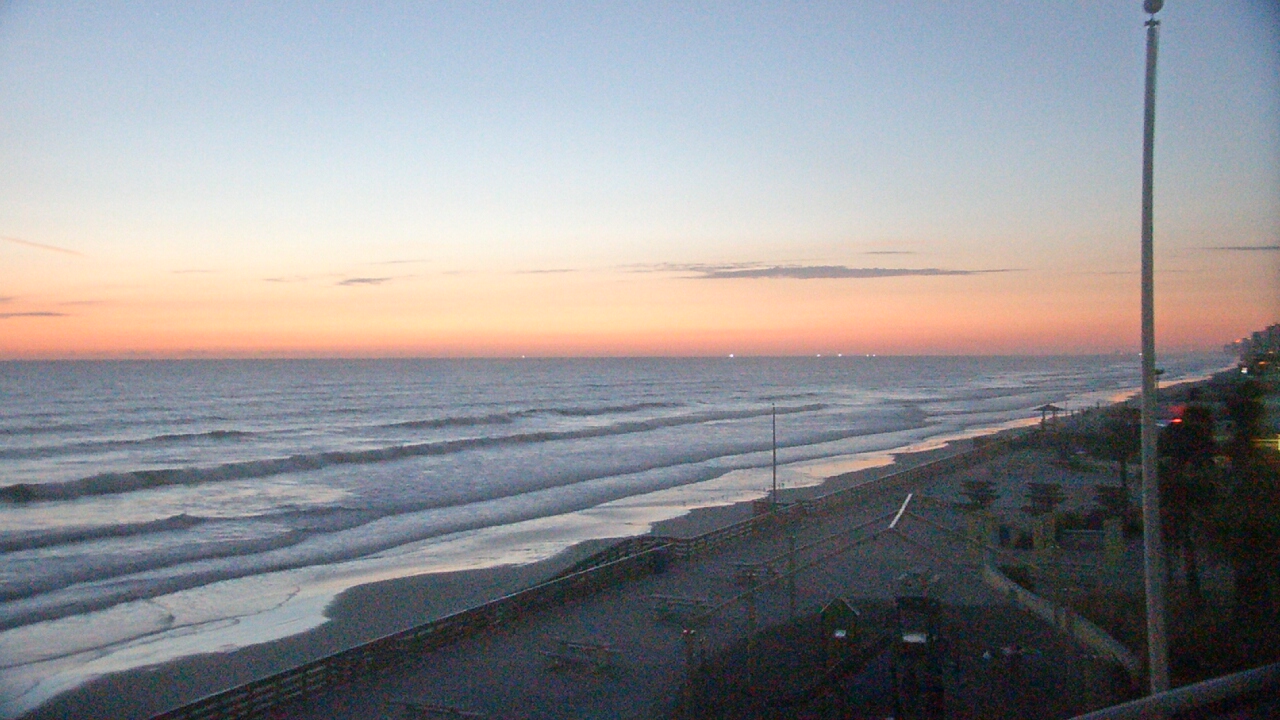 Thumbnail for current weather camera view from Volusia County Lifeguard HQ Admin Center in Daytona Beach, Florida