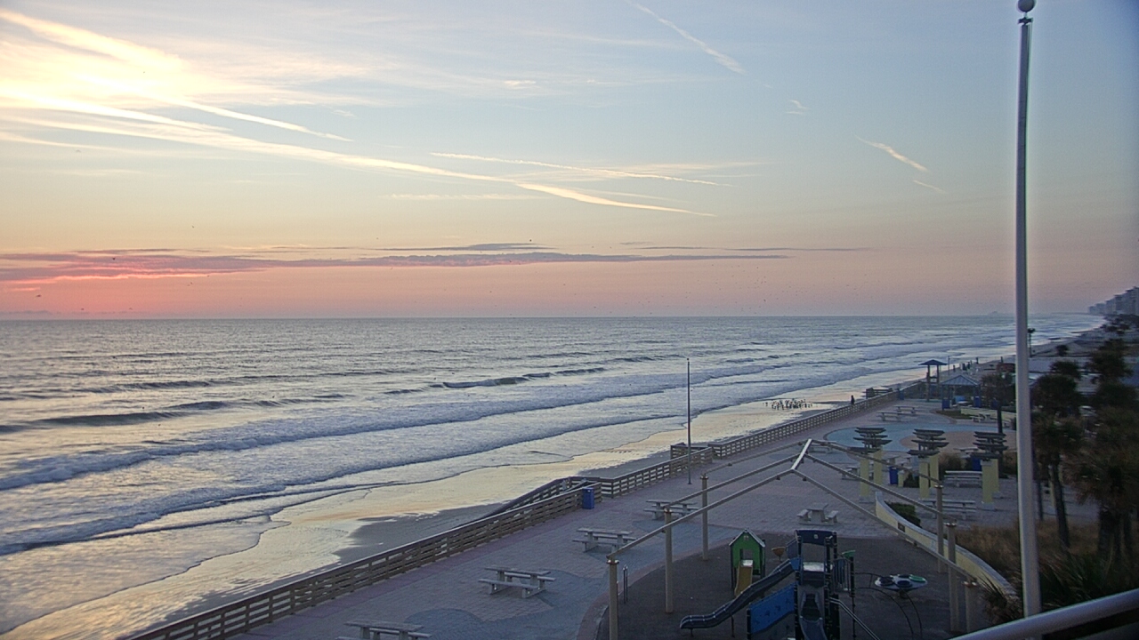 Thumbnail for current weather camera view from Volusia County Lifeguard HQ Admin Center in Daytona Beach, Florida