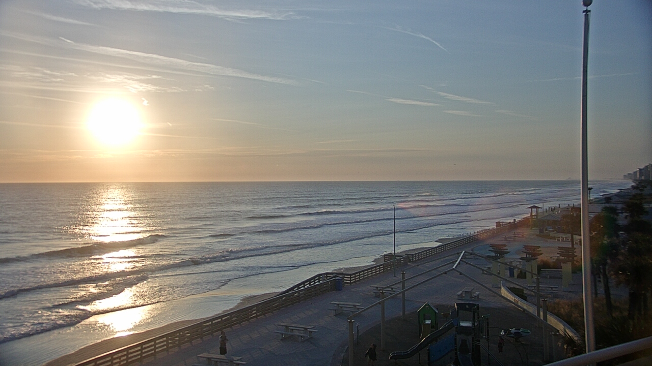 Thumbnail for current weather camera view from Volusia County Lifeguard HQ Admin Center in Daytona Beach, Florida