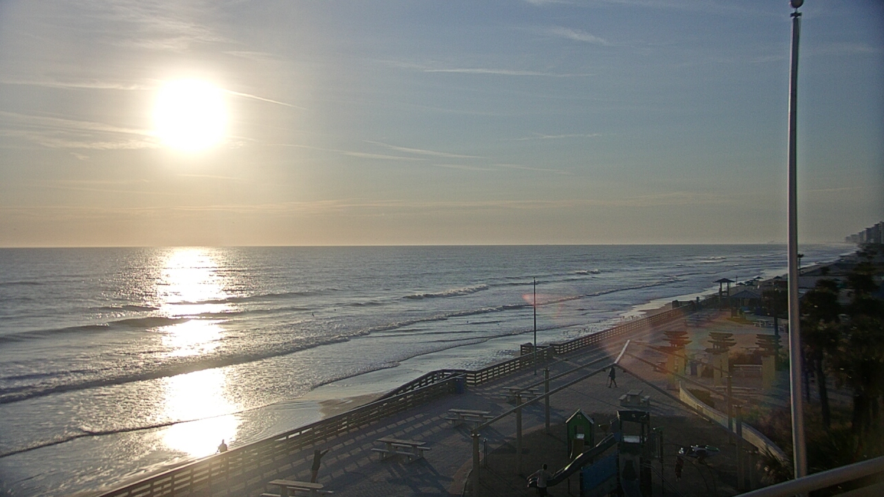 Thumbnail for current weather camera view from Volusia County Lifeguard HQ Admin Center in Daytona Beach, Florida