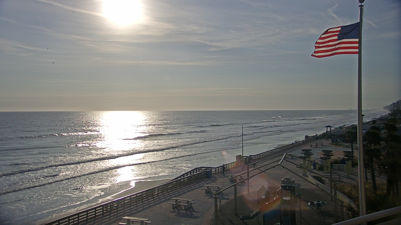Thumbnail for current weather camera view from Volusia County Lifeguard HQ Admin Center in Daytona Beach, Florida