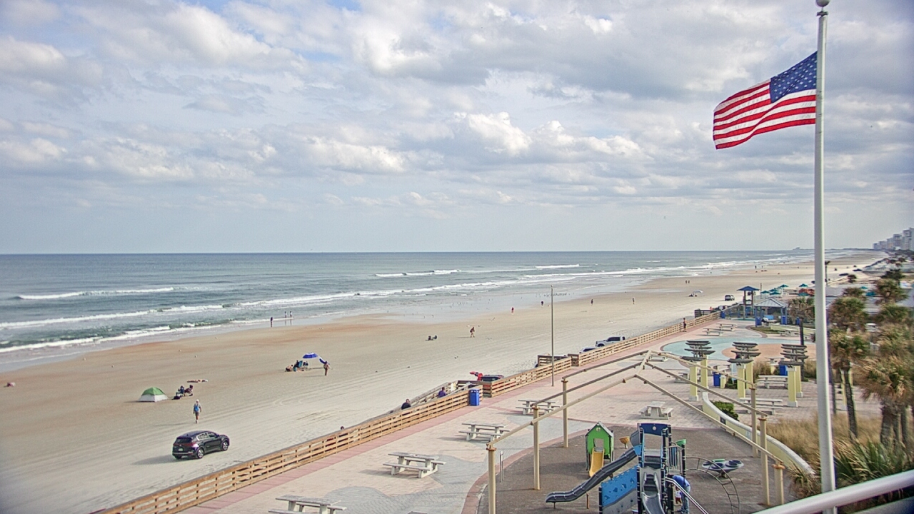 Thumbnail for current weather camera view from Volusia County Lifeguard HQ Admin Center in Daytona Beach, Florida