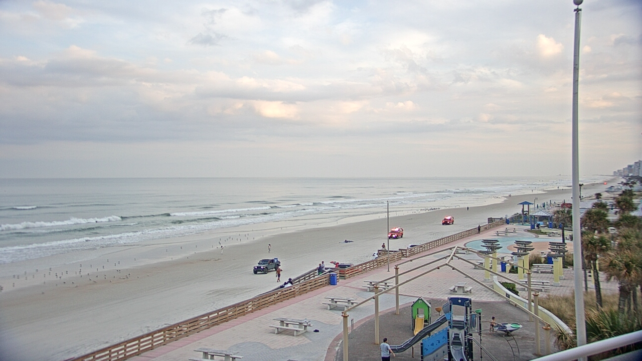 Thumbnail for current weather camera view from Volusia County Lifeguard HQ Admin Center in Daytona Beach, Florida