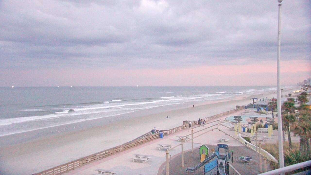 Thumbnail for current weather camera view from Volusia County Lifeguard HQ Admin Center in Daytona Beach, Florida