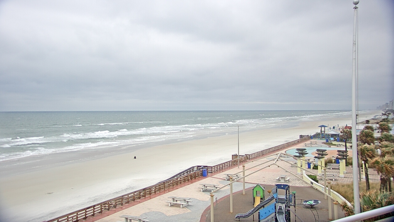 Thumbnail for current weather camera view from Volusia County Lifeguard HQ Admin Center in Daytona Beach, Florida