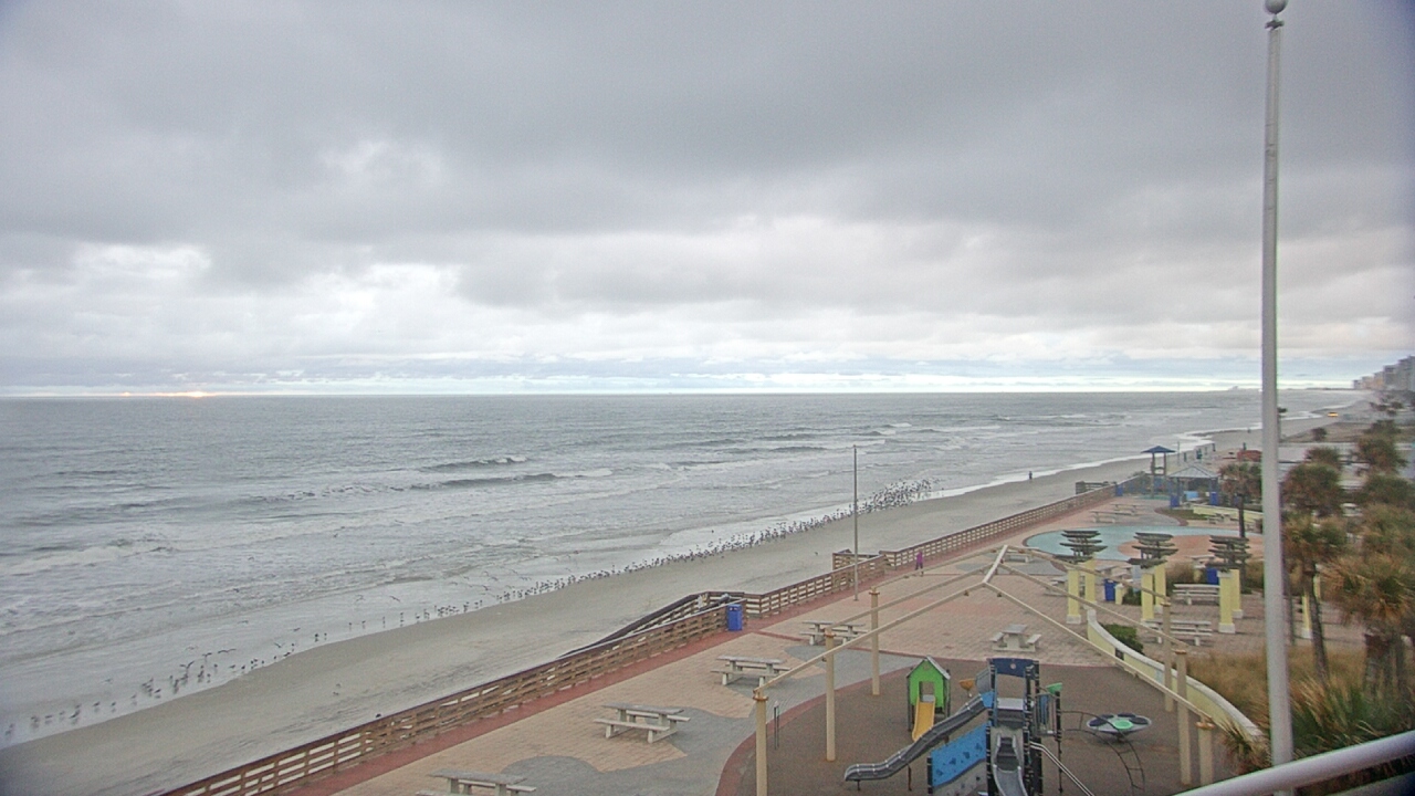 Thumbnail for current weather camera view from Volusia County Lifeguard HQ Admin Center in Daytona Beach, Florida