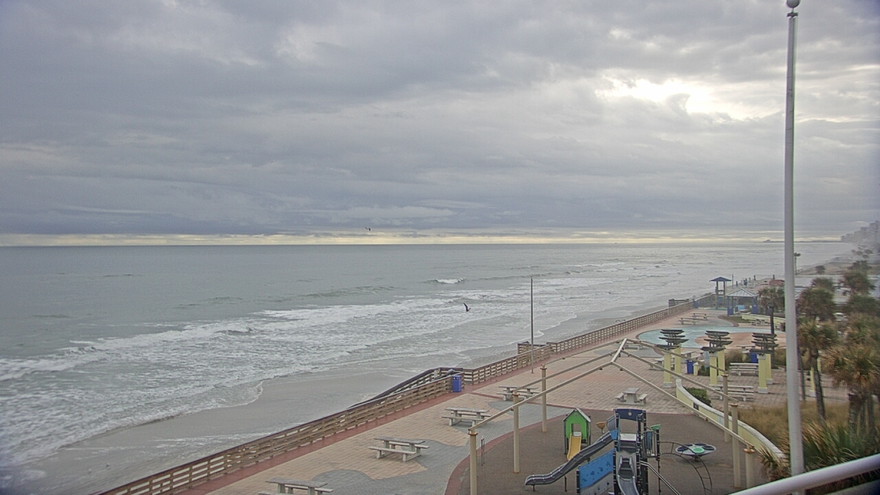 Thumbnail for current weather camera view from Volusia County Lifeguard HQ Admin Center in Daytona Beach, Florida
