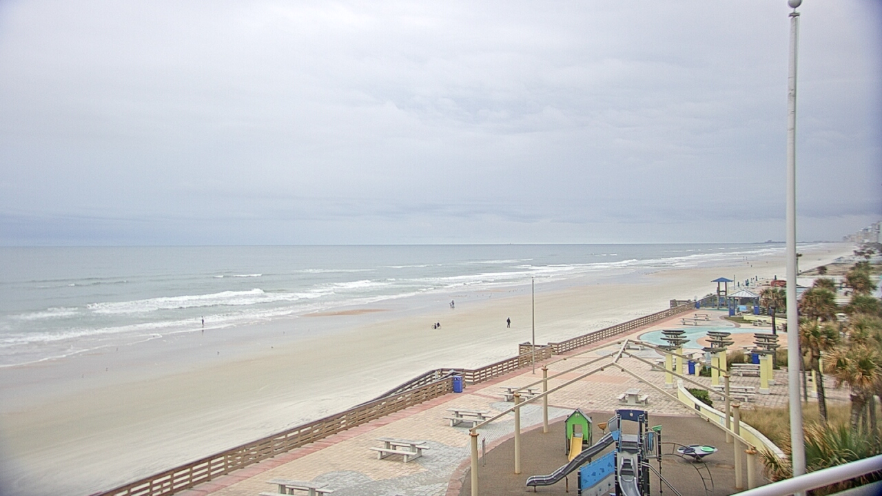 Thumbnail for current weather camera view from Volusia County Lifeguard HQ Admin Center in Daytona Beach, Florida