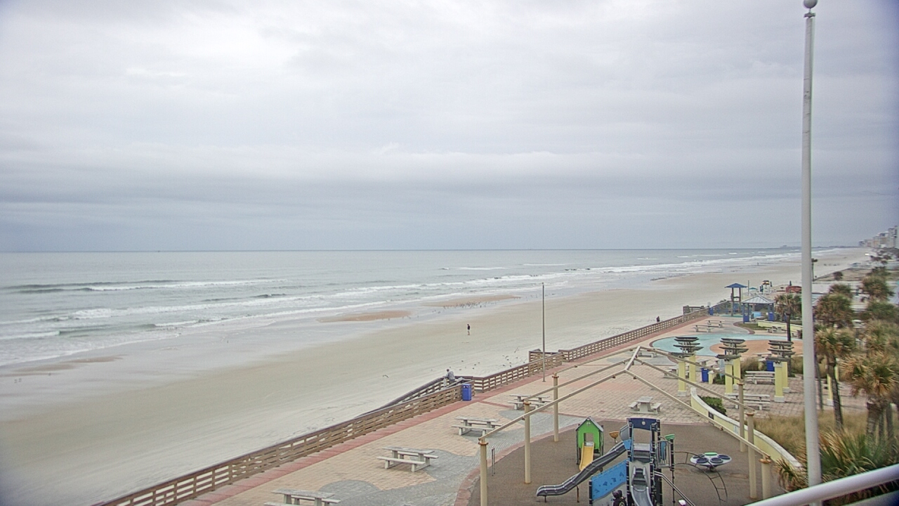 Thumbnail for current weather camera view from Volusia County Lifeguard HQ Admin Center in Daytona Beach, Florida