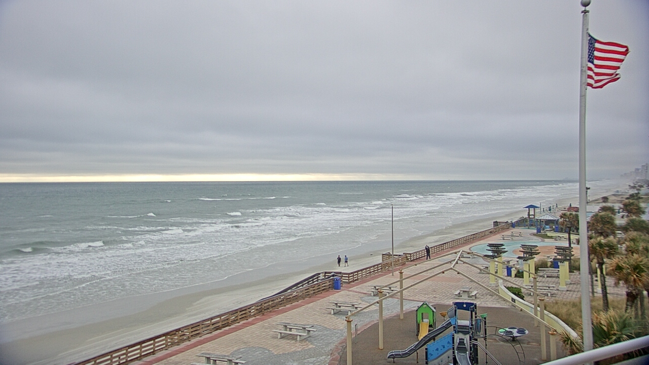 Thumbnail for current weather camera view from Volusia County Lifeguard HQ Admin Center in Daytona Beach, Florida