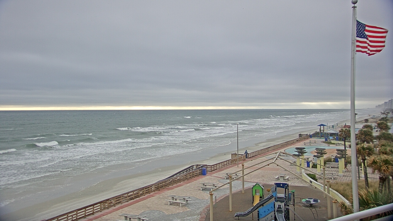 Thumbnail for current weather camera view from Volusia County Lifeguard HQ Admin Center in Daytona Beach, Florida
