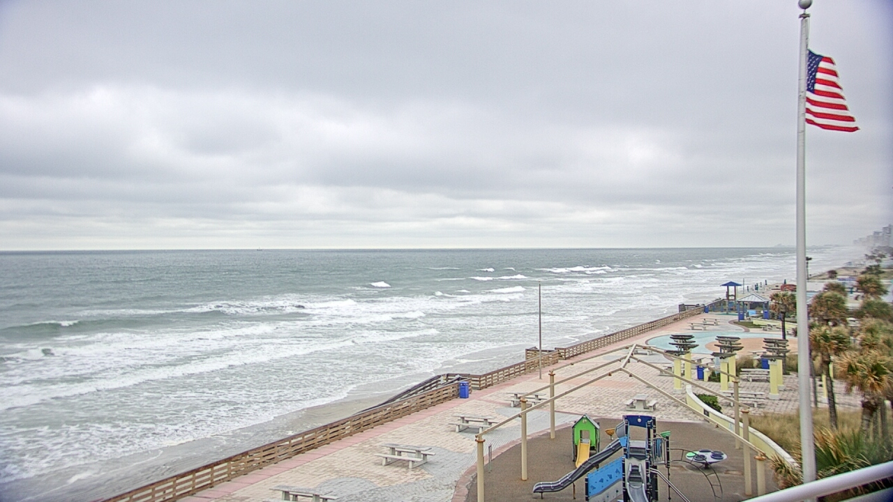 Thumbnail for current weather camera view from Volusia County Lifeguard HQ Admin Center in Daytona Beach, Florida