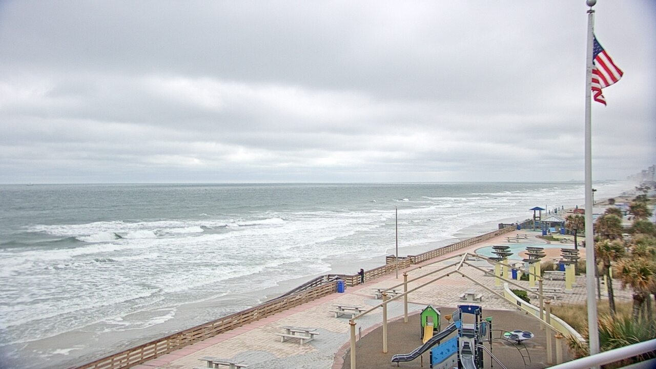 Thumbnail for current weather camera view from Volusia County Lifeguard HQ Admin Center in Daytona Beach, Florida