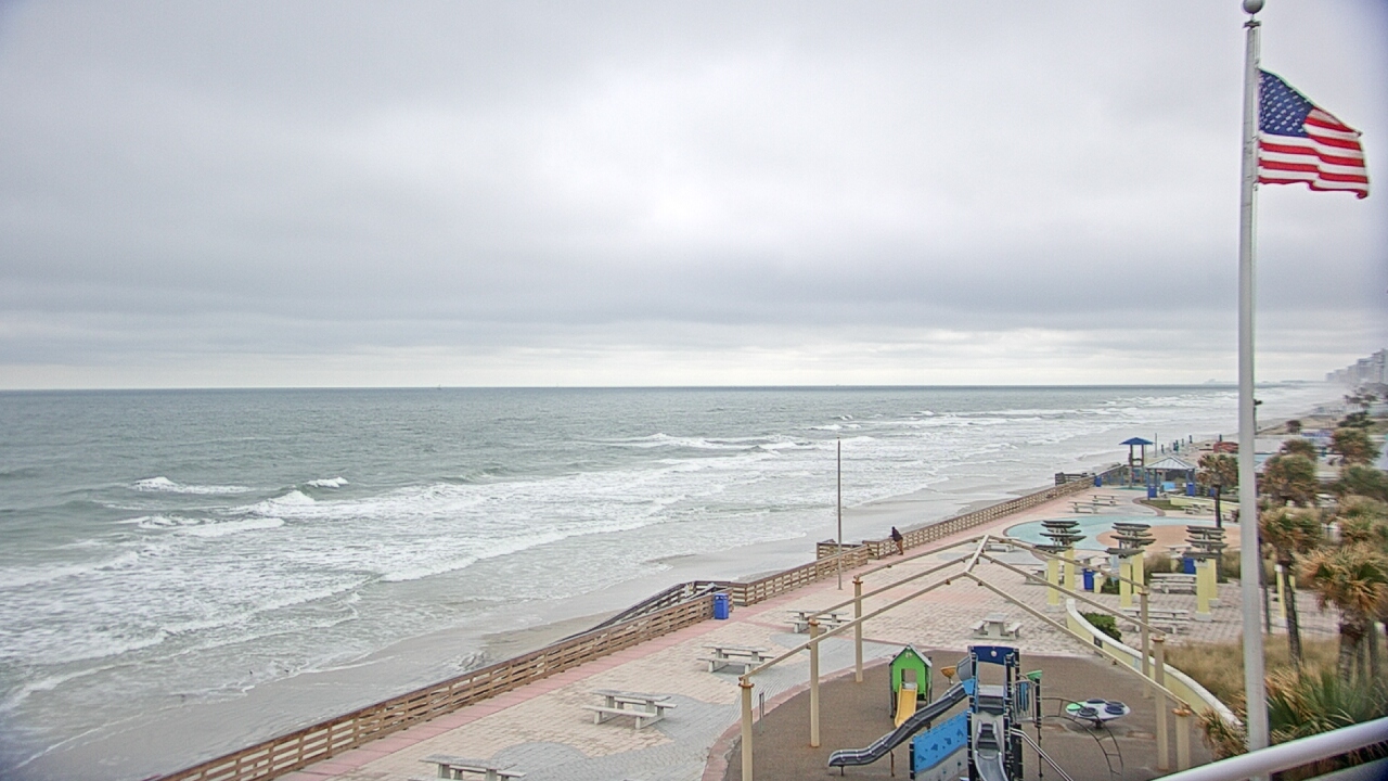 Thumbnail for current weather camera view from Volusia County Lifeguard HQ Admin Center in Daytona Beach, Florida