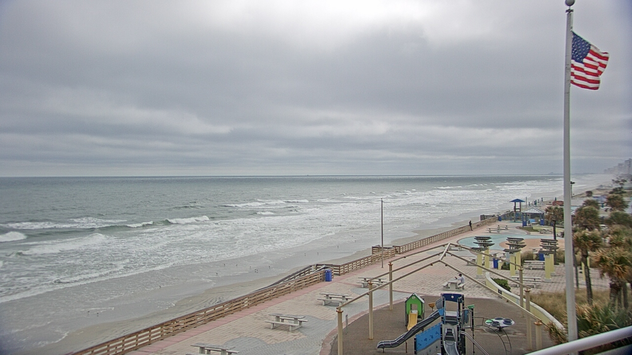 Thumbnail for current weather camera view from Volusia County Lifeguard HQ Admin Center in Daytona Beach, Florida