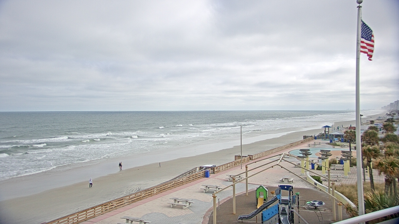 Thumbnail for current weather camera view from Volusia County Lifeguard HQ Admin Center in Daytona Beach, Florida