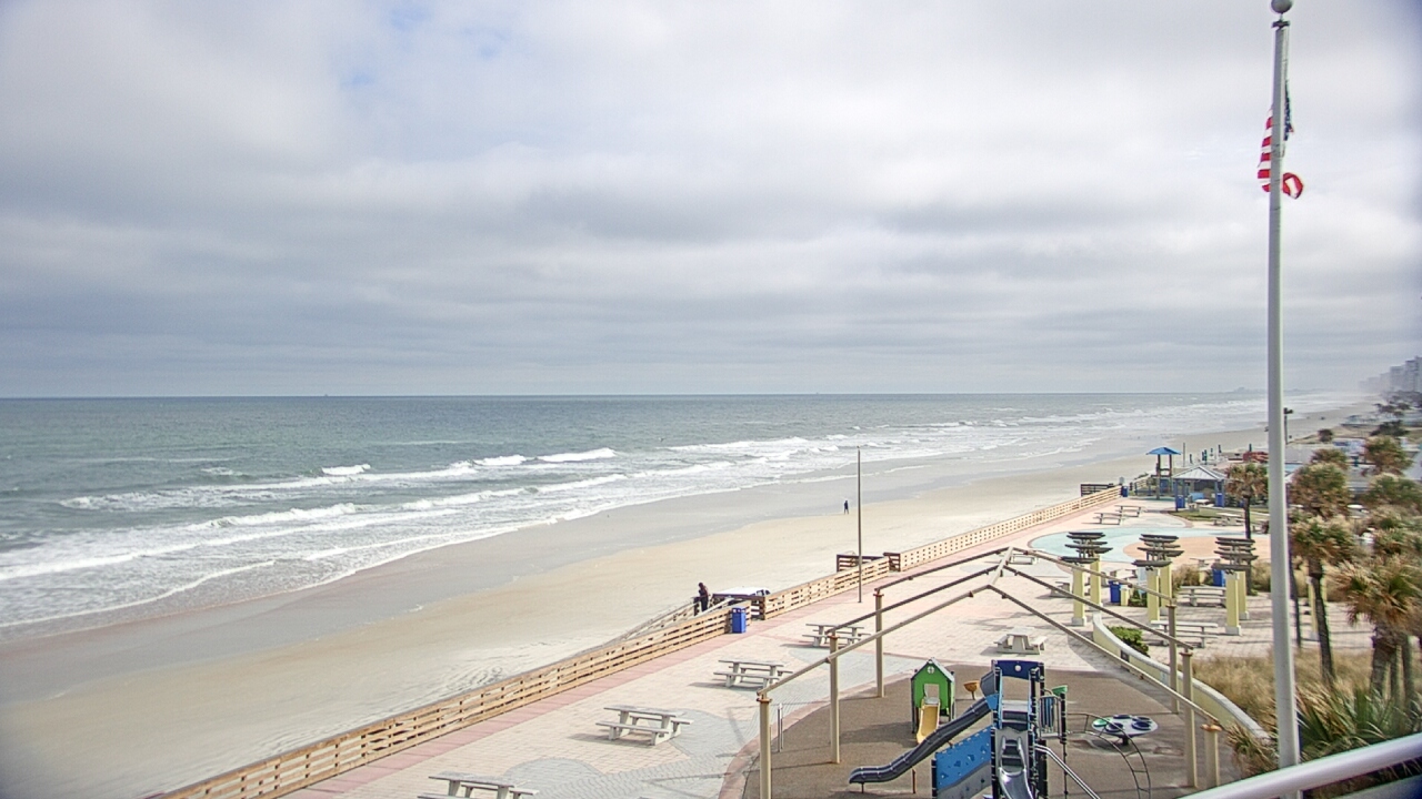 Thumbnail for current weather camera view from Volusia County Lifeguard HQ Admin Center in Daytona Beach, Florida