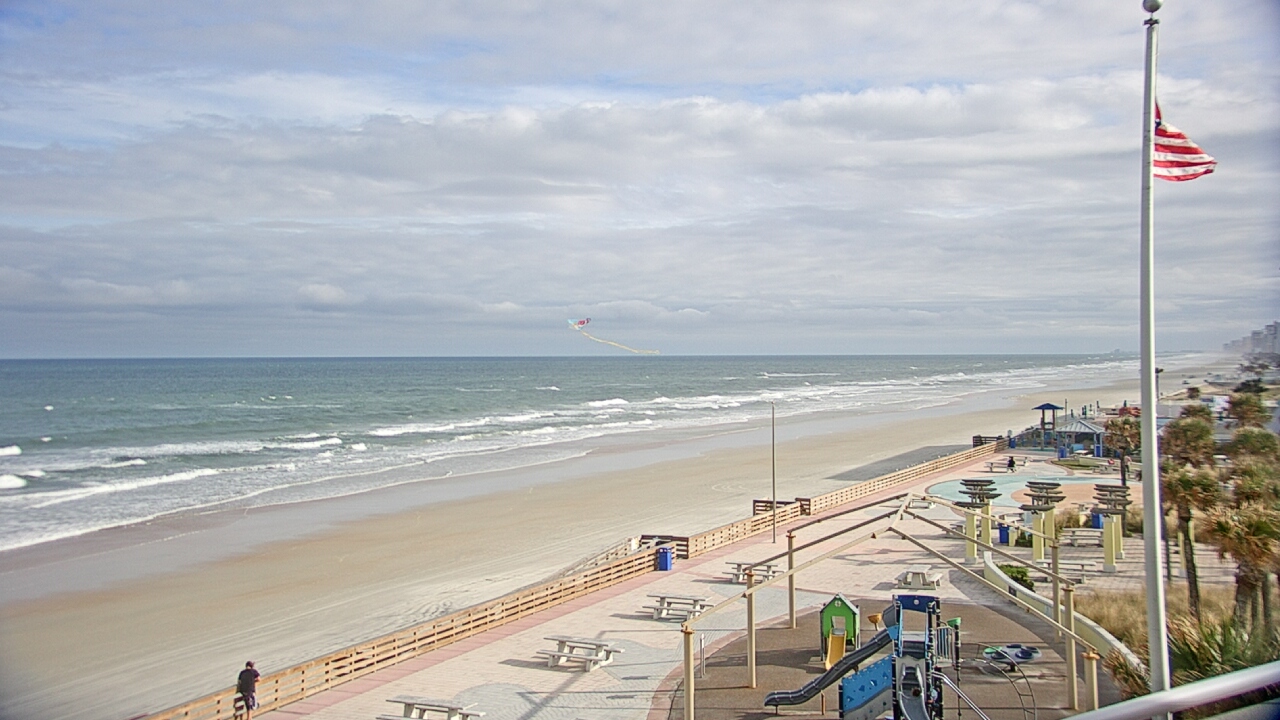 Thumbnail for current weather camera view from Volusia County Lifeguard HQ Admin Center in Daytona Beach, Florida