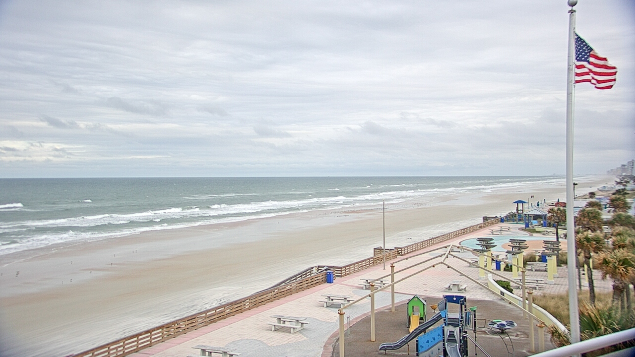 Thumbnail for current weather camera view from Volusia County Lifeguard HQ Admin Center in Daytona Beach, Florida