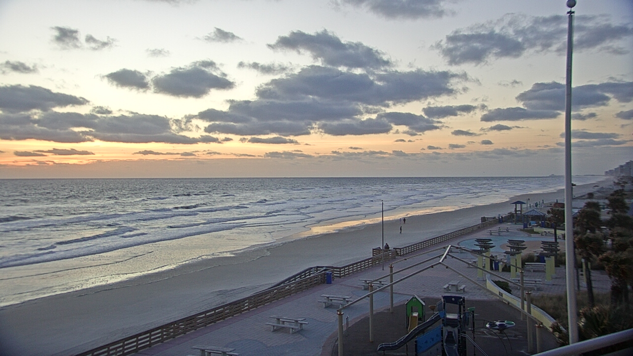 Thumbnail for current weather camera view from Volusia County Lifeguard HQ Admin Center in Daytona Beach, Florida