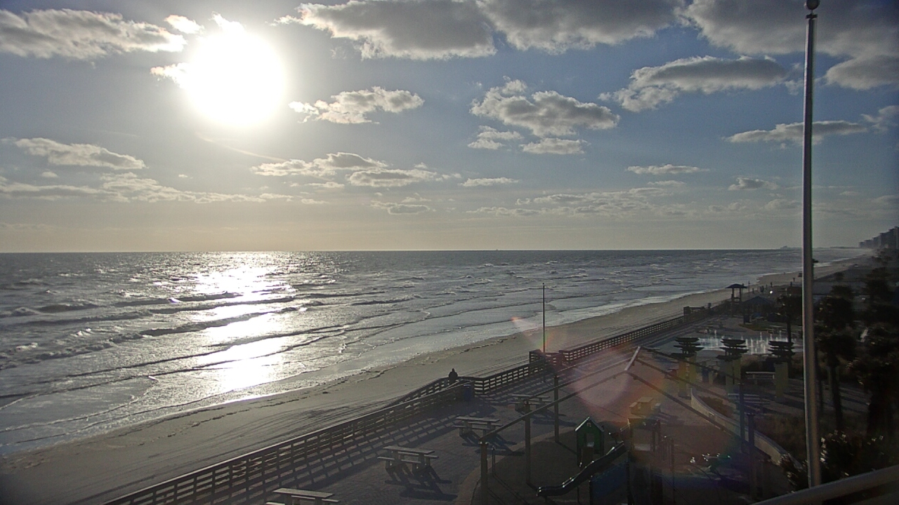 Thumbnail for current weather camera view from Volusia County Lifeguard HQ Admin Center in Daytona Beach, Florida