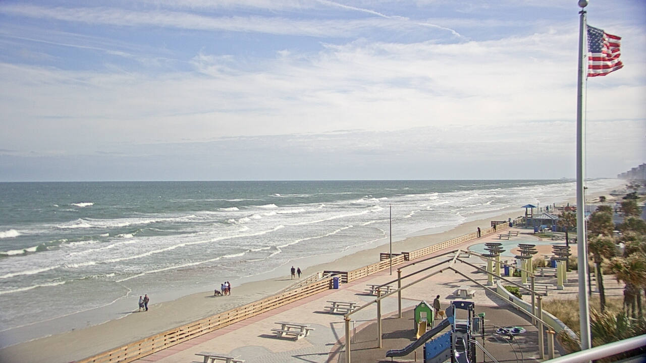 Thumbnail for current weather camera view from Volusia County Lifeguard HQ Admin Center in Daytona Beach, Florida