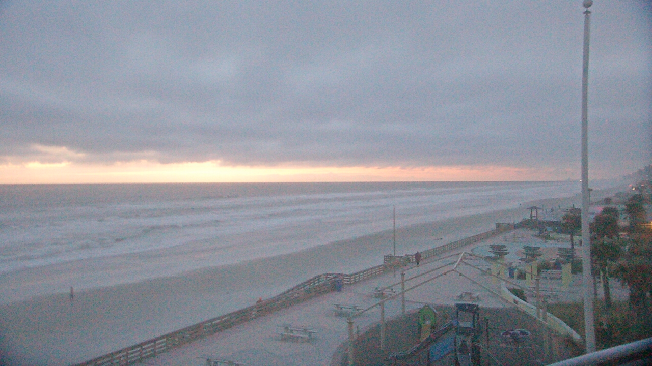Thumbnail for current weather camera view from Volusia County Lifeguard HQ Admin Center in Daytona Beach, Florida